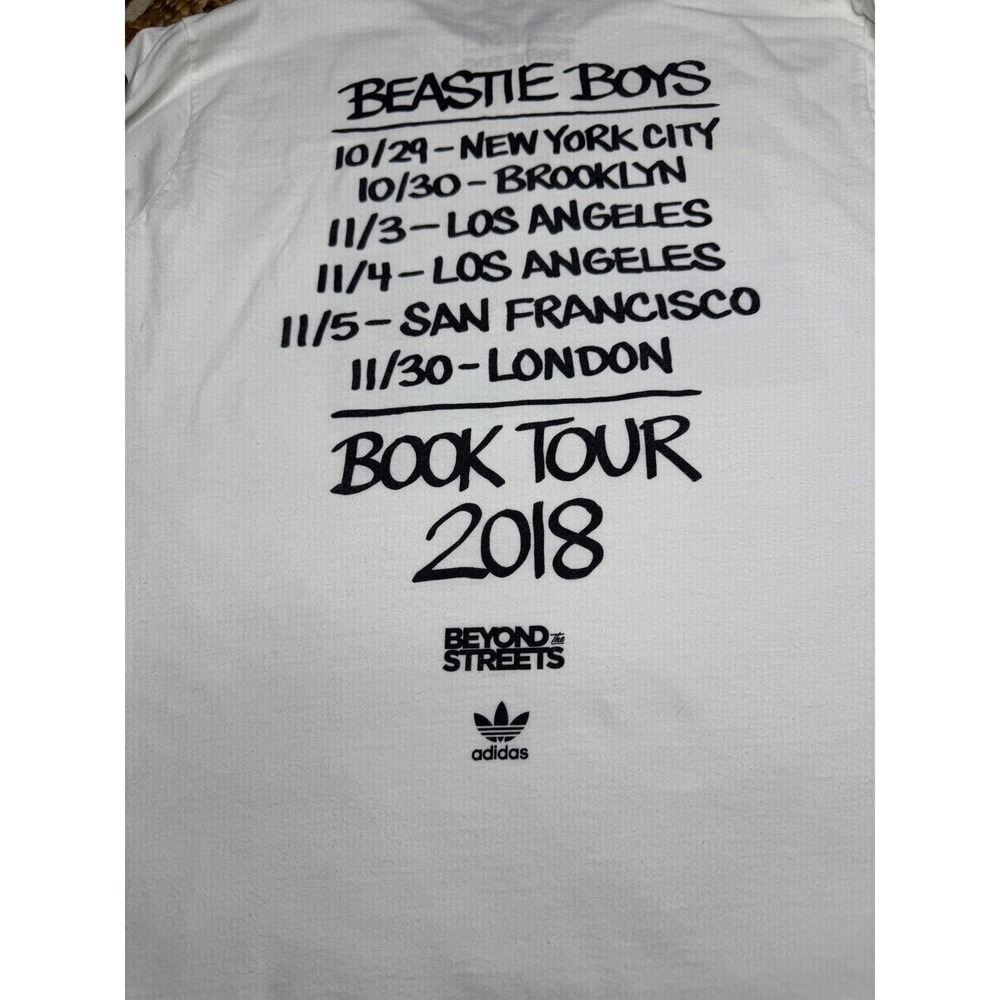 Rare Beastie Boys adidas 2018 Book Tour T-Shirt Long Sleeve Beyond The Streets-M - Picture 6 of 6